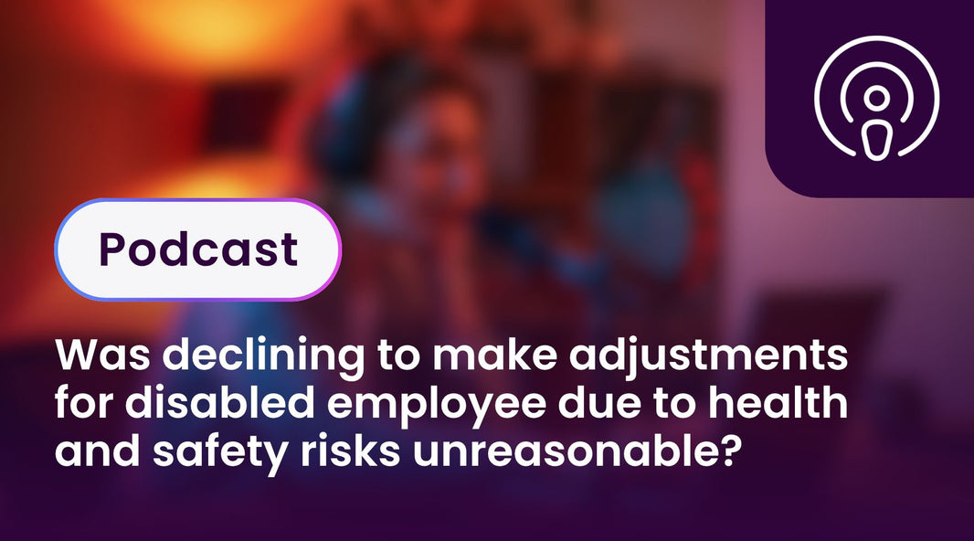 Was declining to make adjustments for disabled employee due to health and safety risks unreasonable?