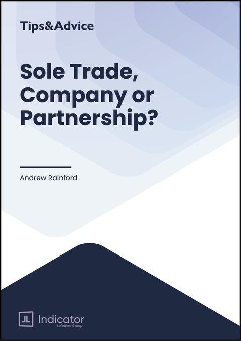 Sole Trade, Company or Partnership