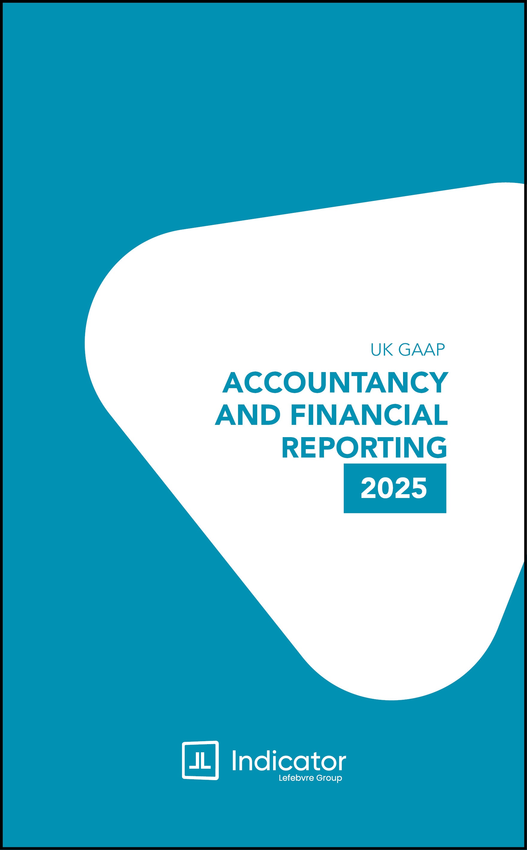Book cover of 'Accountancy and Financial Reporting 2025' with a blue and white design.